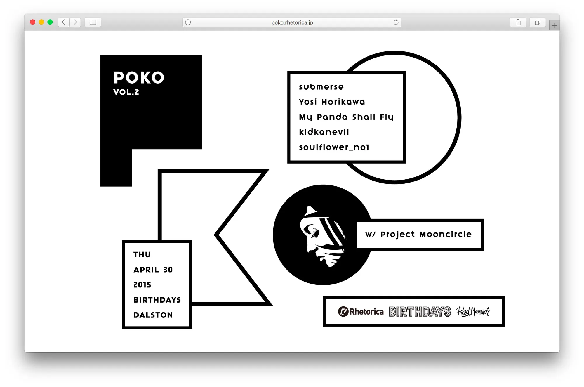 POKO vol.2 with Project Mooncircle